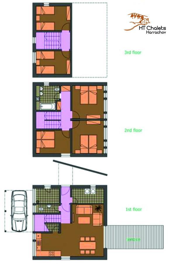 Ht Chalets Harrachov Ngoại thất bức ảnh